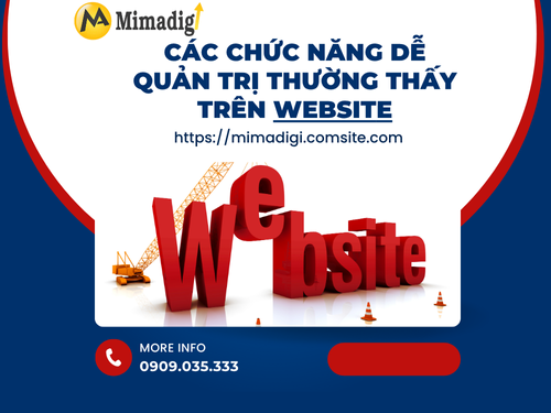 Easy and Flexible Admin Website with MIMADIGI