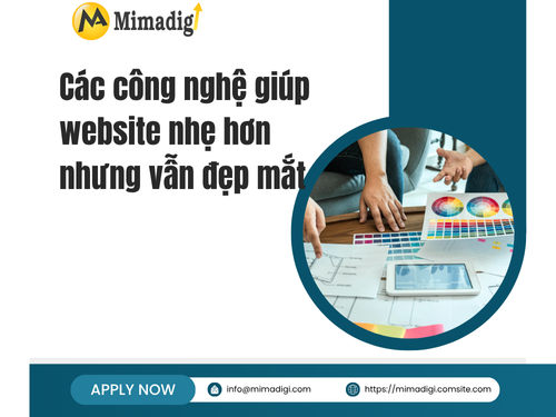 Ultra-Light Speed Optimized Website with MIMADIGI