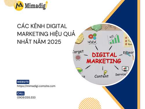 The Most Effective Digital Marketing Channels in 2025 with MIMADIGI