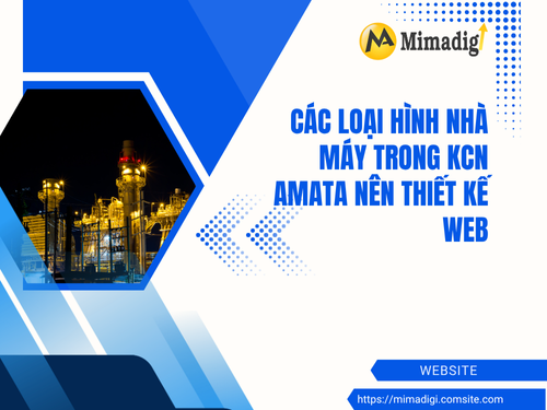 Factory Website Design at Amata Industrial Park by mimadigi