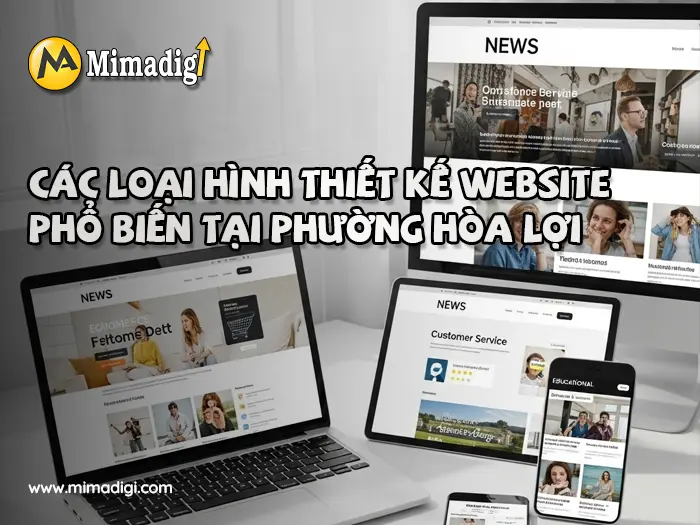 Website Design in Hoa Loi Ward at mimadigi