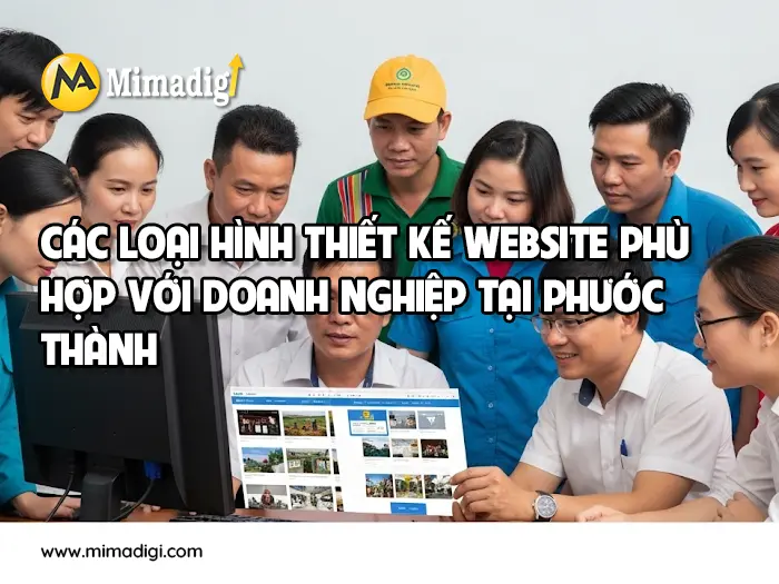 Website design in Phước Thành Commune at mimadigi