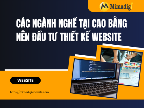Website Design in Cao Bang – Reputable SEO-Standard Website by mimadigi