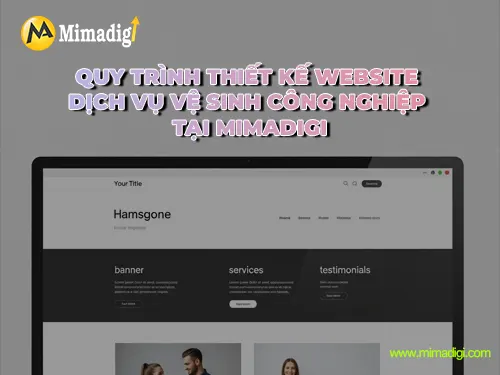 Industrial Cleaning Service Website Design at MIMADIGI