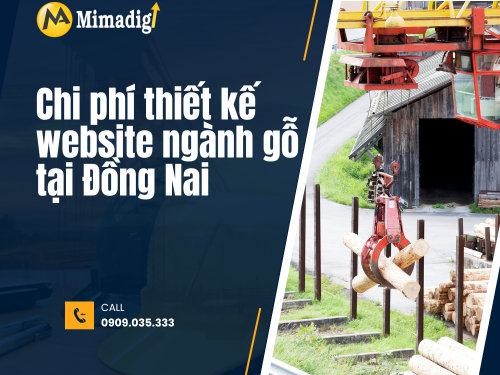 Website design for the wood industry in Dong Nai by mimadigi