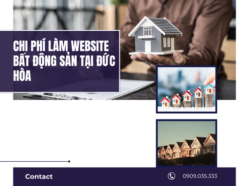 Website bất động sản tại Đức Hòa, Long An của mimadigi