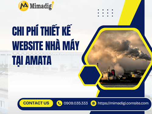 Factory Website Design at Amata Industrial Park by mimadigi