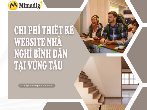Budget Guesthouse Website Design in Vung Tau at mimadigi