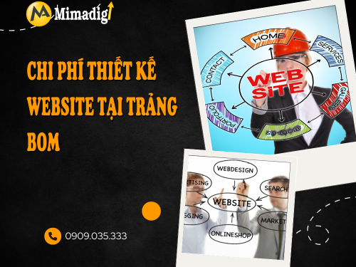 Dịch vụ thiết kế website tại Trảng Bom của mimadigi