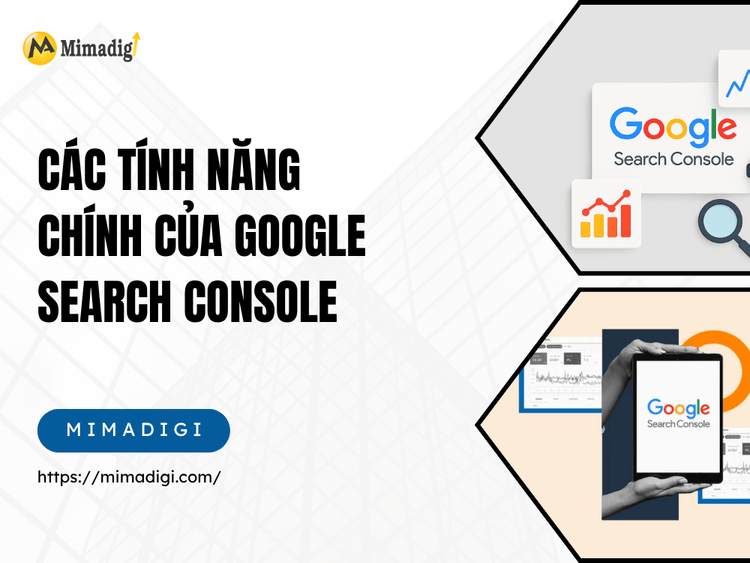 Các tính năng chính của Google Search Console tại MIMA