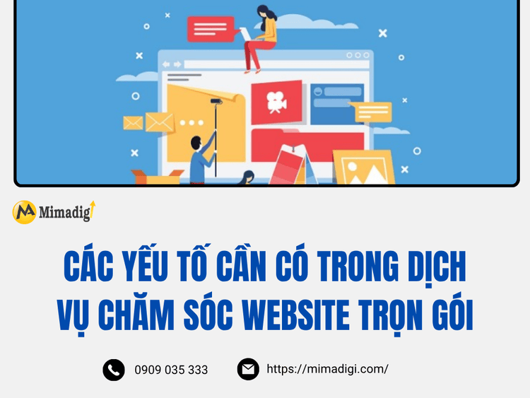 Essential elements in a comprehensive website maintenance service at MIMA