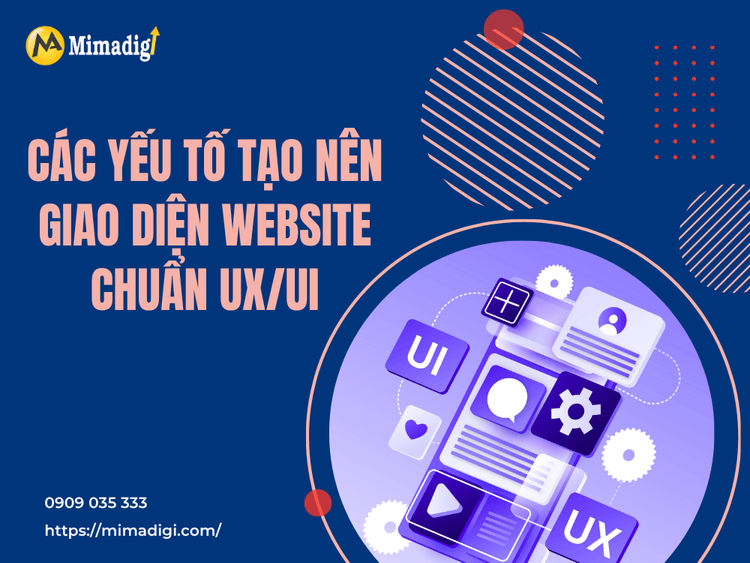 Elements that create a UX/UI Standard Website Interface at MIMA