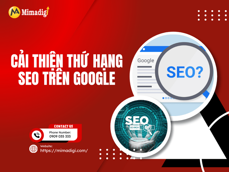 Cải thiện thứ hạng SEO trên Google tại MIMA