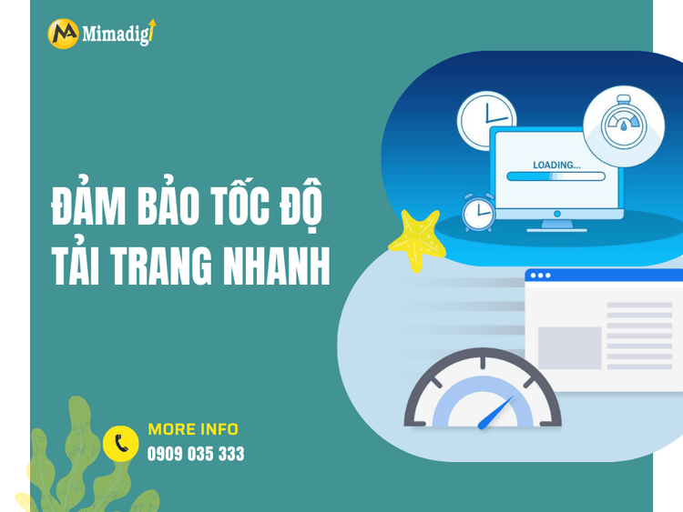 Ensure fast page load speed at MIMA