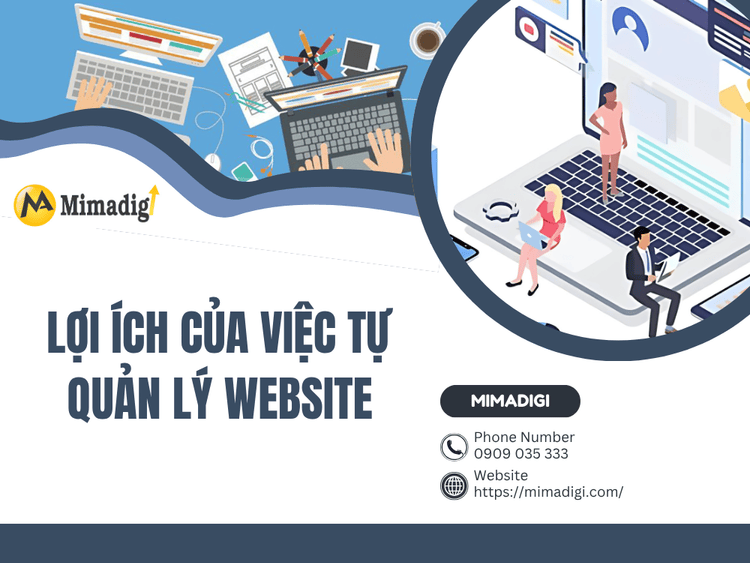 Benefits of self-managing a website at MIMA