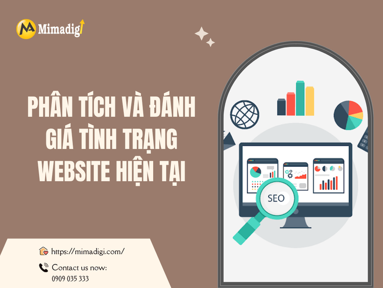 Phân tích và đánh giá tình trạng website hiện tại tại MIMA