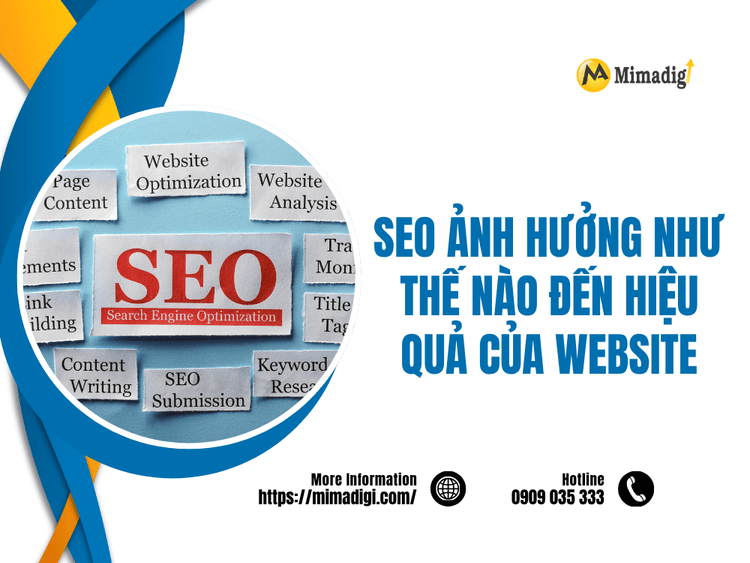 SEO ảnh hưởng như thế nào đến hiệu quả của website tại MIMA