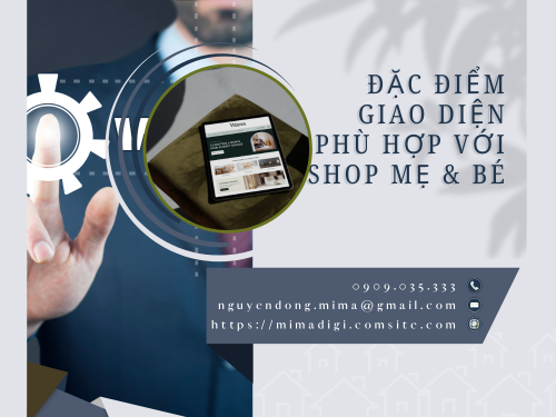 Website design for mother & baby shop in Binh Duong by mimadigi