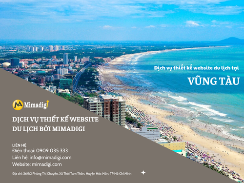 Website Design for Travel Companies in Vung Tau by MimaDigi