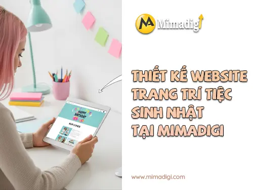 Birthday Party Decoration Service Website Design at mimadigi
