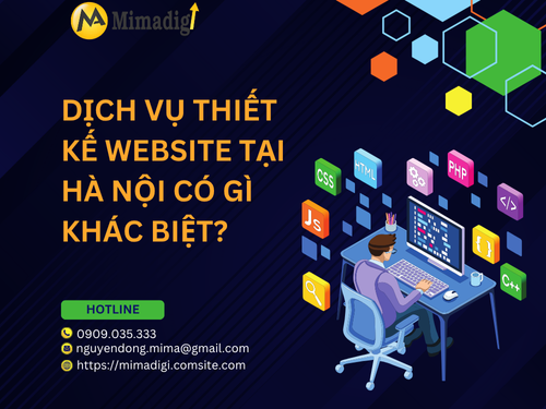 Website Design in Hanoi – SEO Standard, Professional Interface with MIMA Web Design
