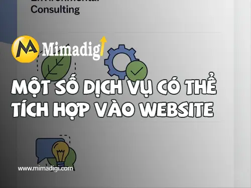 Environmental service website design at mimadigi