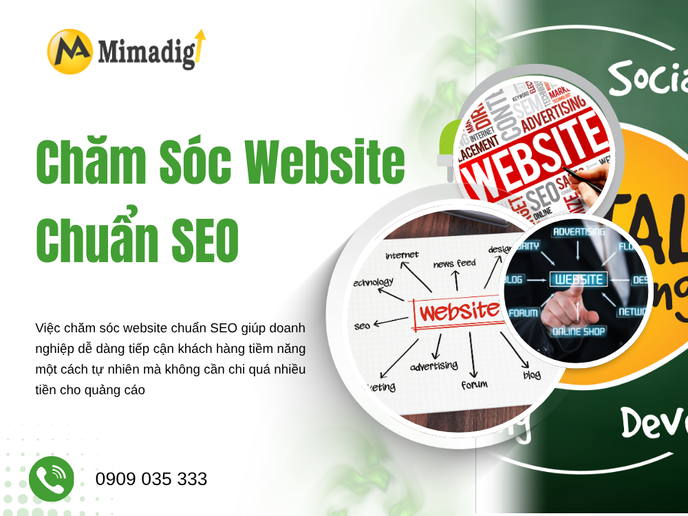 Chăm Sóc Website Chuẩn SEO: Lợi Ích Mang Lại tại mima