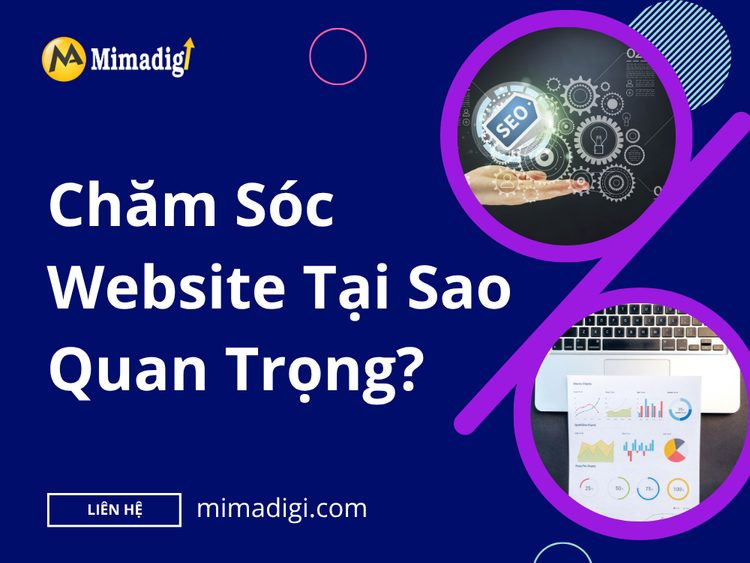 Chăm Sóc Website Tại Sao Quan Trọng? tại mima