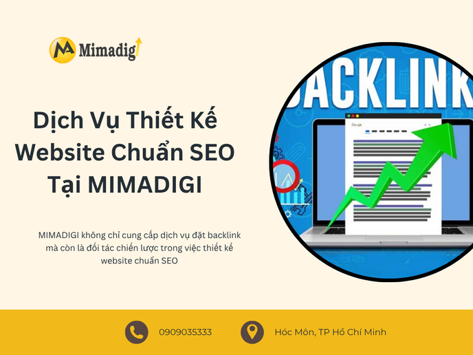 Dịch Vụ Thiết Kế Website Chuẩn SEO Tại MIMADIGI