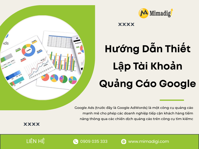 Hướng Dẫn Thiết Lập Tài Khoản Quảng Cáo Google tại mima