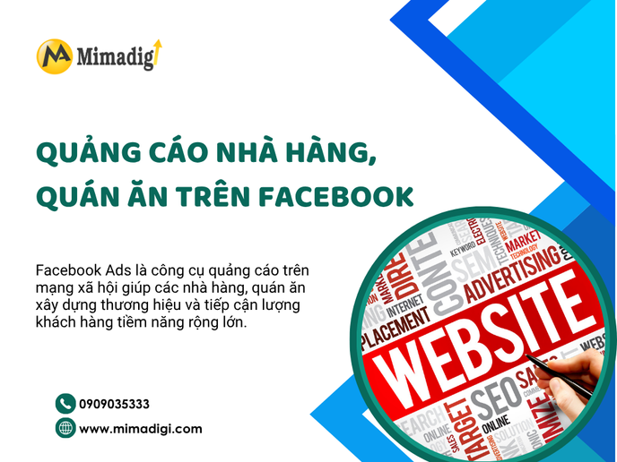 Quảng Cáo Nhà Hàng, Quán Ăn Trên Facebook tại mima