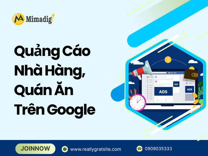 Quảng Cáo Nhà Hàng, Quán Ăn Trên Google tại mima