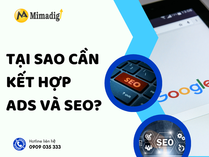 Tại Sao Cần Kết Hợp Ads Và SEO? tại mima