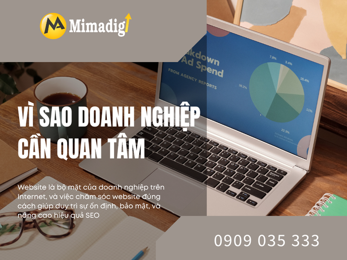 Vì Sao Doanh Nghiệp Cần Quan Tâm Chăm Sóc Website Lâm Đồng tại mima