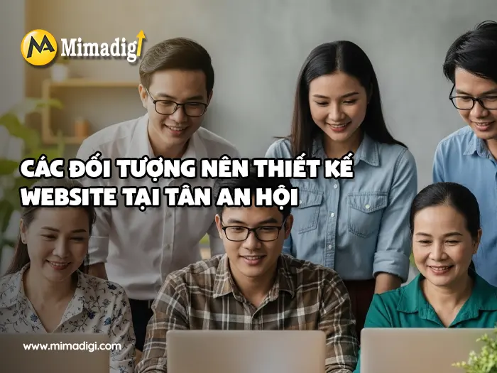 Website design in Tan An Hoi Commune at MIMADIGI