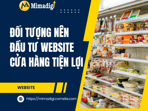 Convenience store website design mimadigi