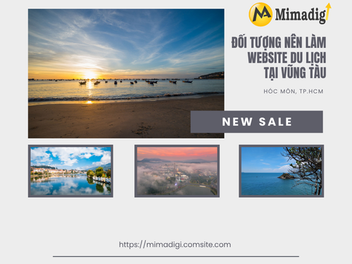 Tourism Website Design in Vung Tau City at mimadigi