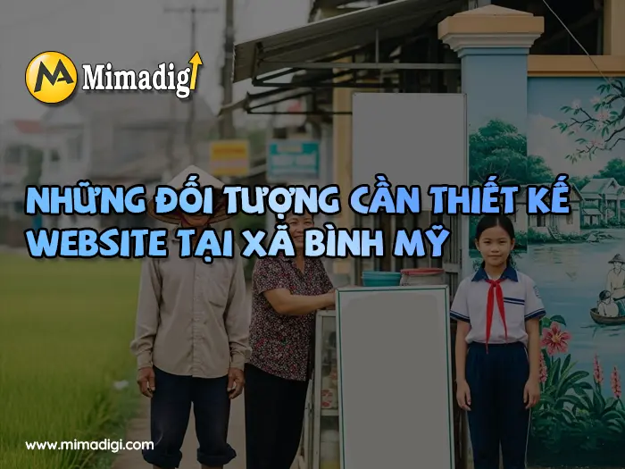 Website Design for Binh My Commune at mimadigi