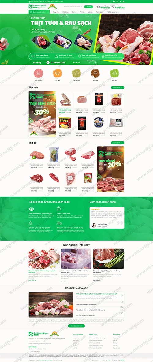 Ánh Dương Xanh Food | Thực Phẩm Sạch Cho Gia Đình Việt