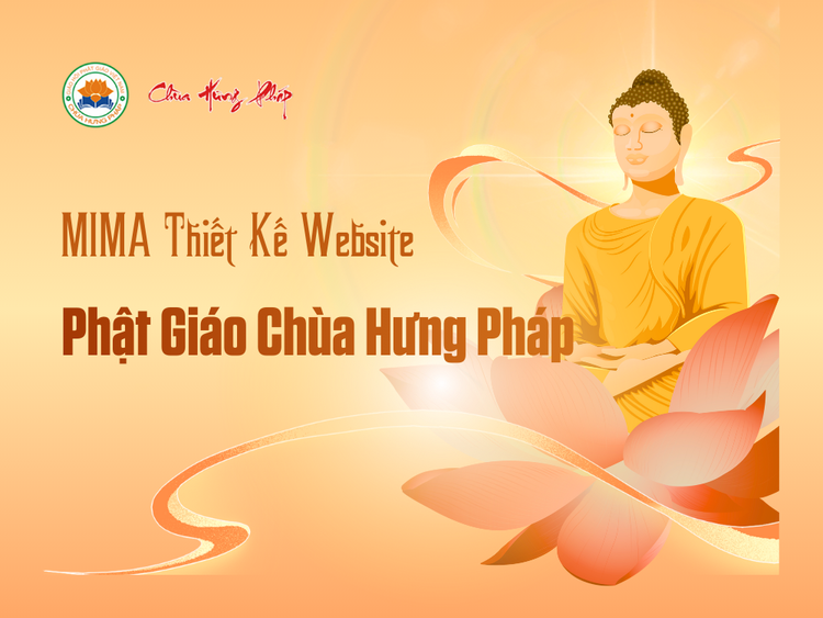 MIMA Designs Buddhist Website for Hung Phap Pagoda