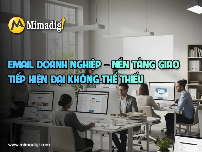 Dịch vụ email doanh nghiệp và hỗ trợ kỹ thuật 24/7 tại mimadigi