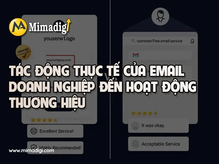 Sử dụng email doanh nghiệp để tăng uy tín và thương hiệu tại mimadigi