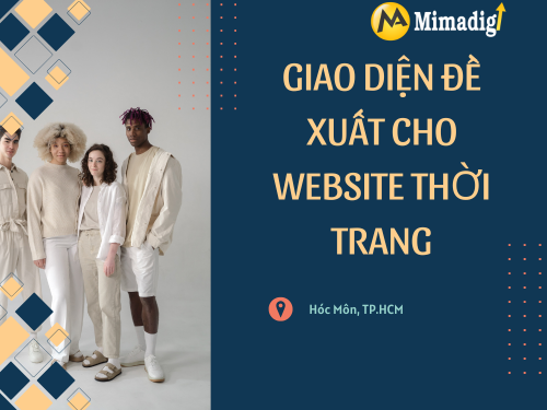 Men's and Women's Fashion Website Design with MIMADIGI