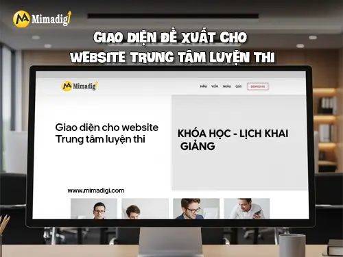 Tutoring center website design at mimadigi