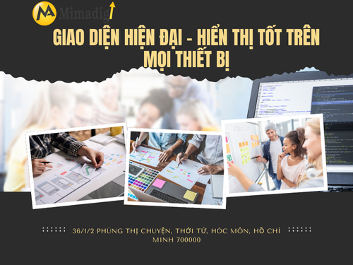 Website Design in Nghe An – SEO Standard, Free Hosting by MIMADIGI
