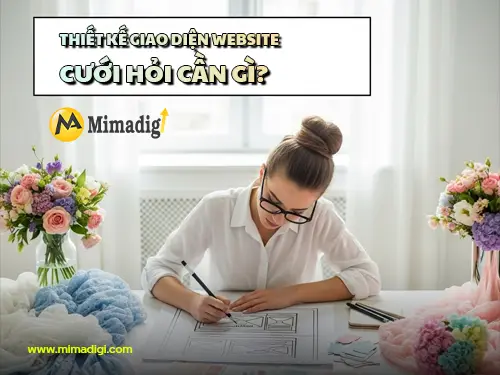 Thiết kế website dịch vụ tổ chức đám cưới tại mimadigi