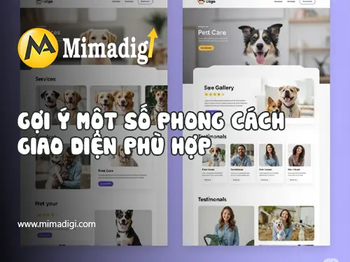 Pet Care Service Website Design by MIMADIGI