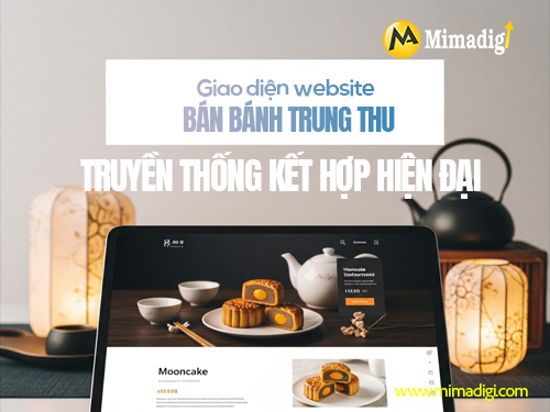 Mooncake Website Design at MIMADIGI
