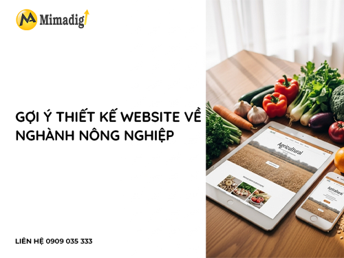 Agricultural Cooperative Website Design with MIMADIGI