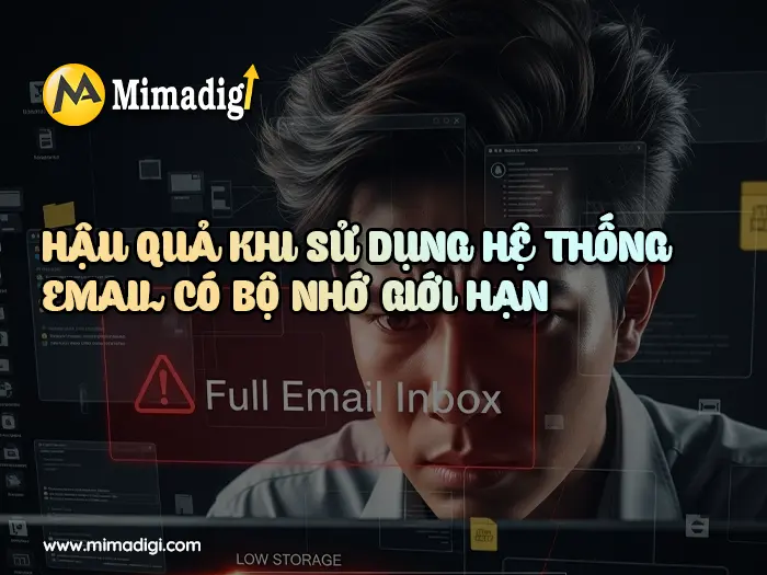 Email doanh nghiệp với bộ nhớ lớn và khả năng lưu trữ lâu dài tại mimadigi